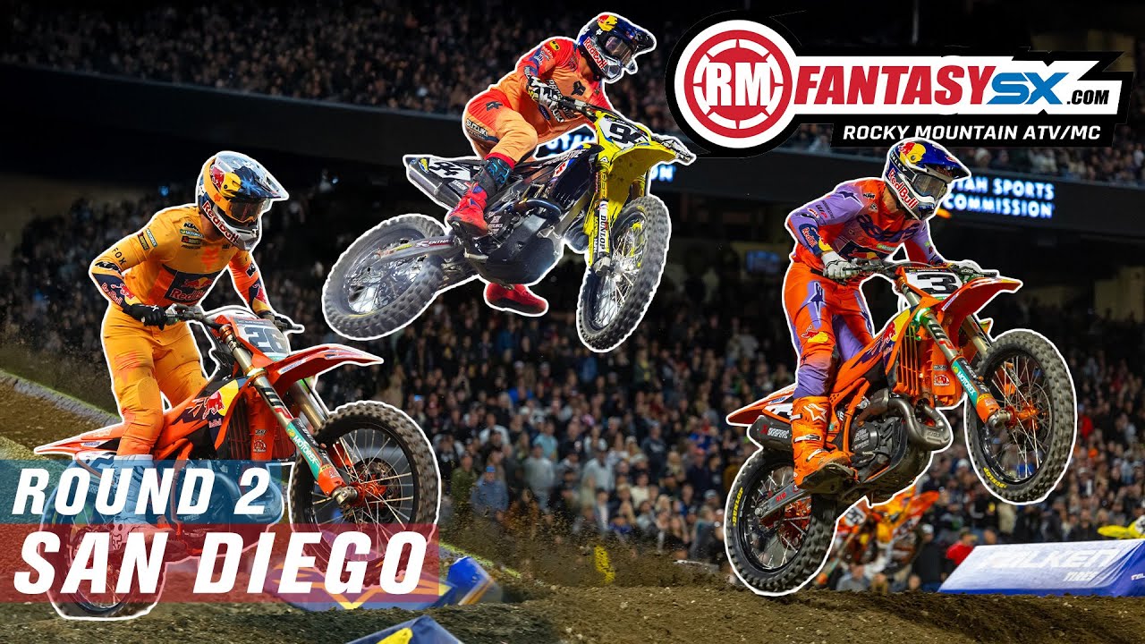 Graphic with photos of Eli Tomac, Ken Roczen and Jorge Prado