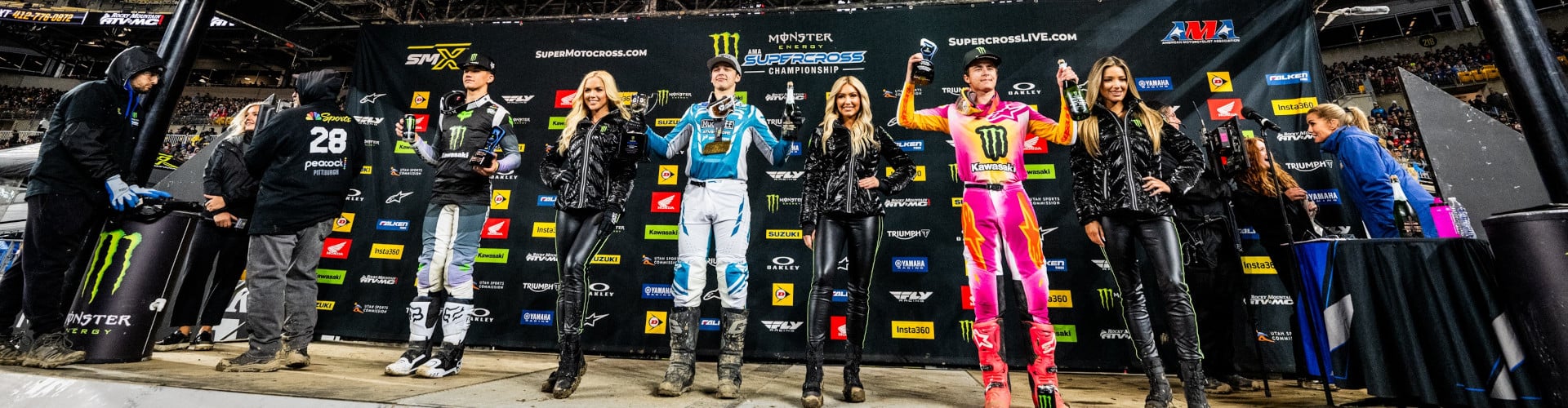 SMX Next riders on the podium