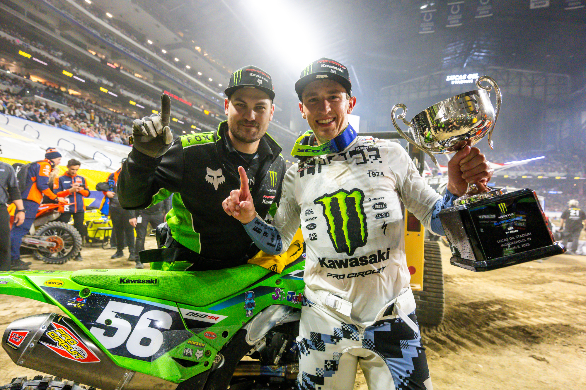 Seth Hammaker celebration