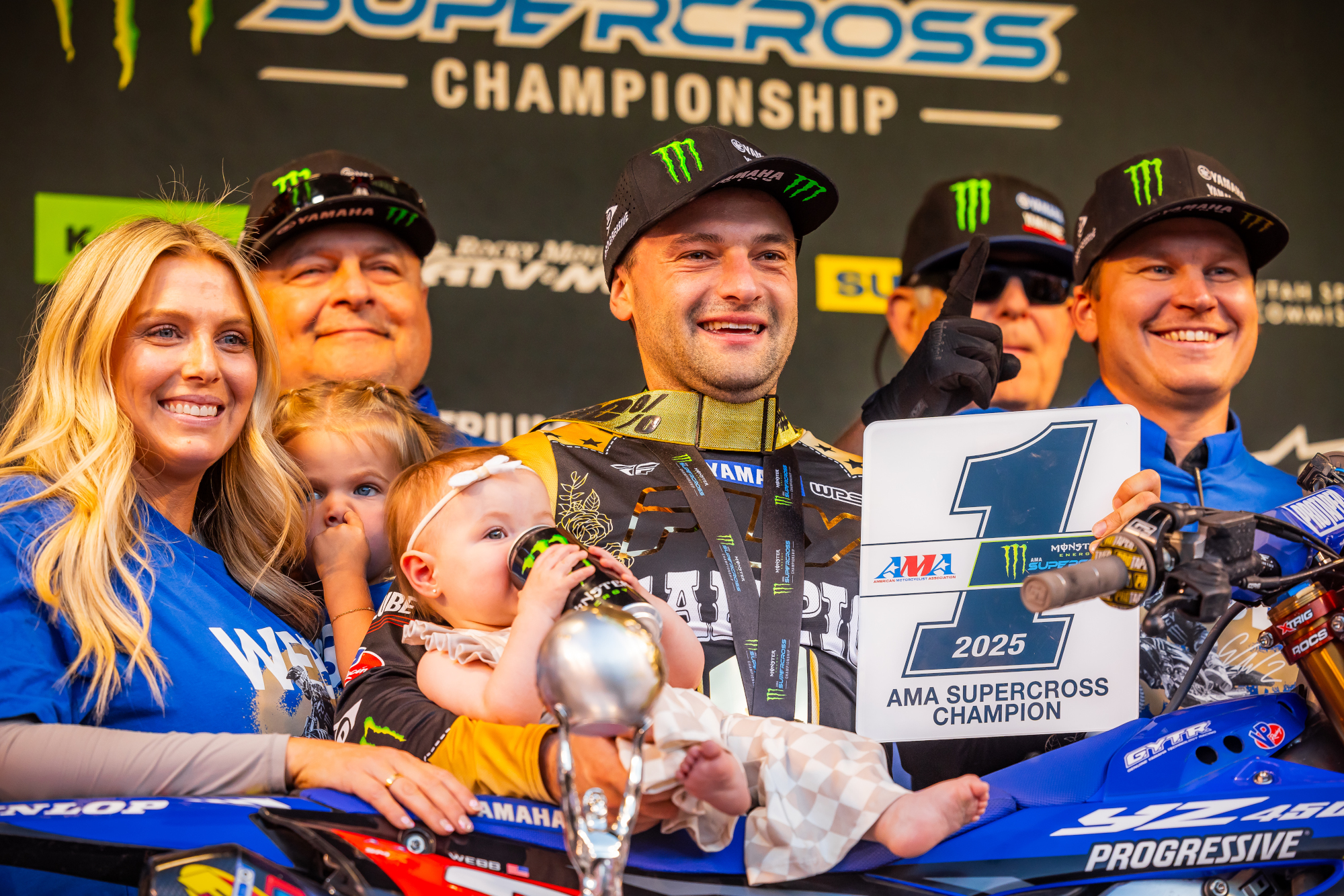 Webb championship celebration