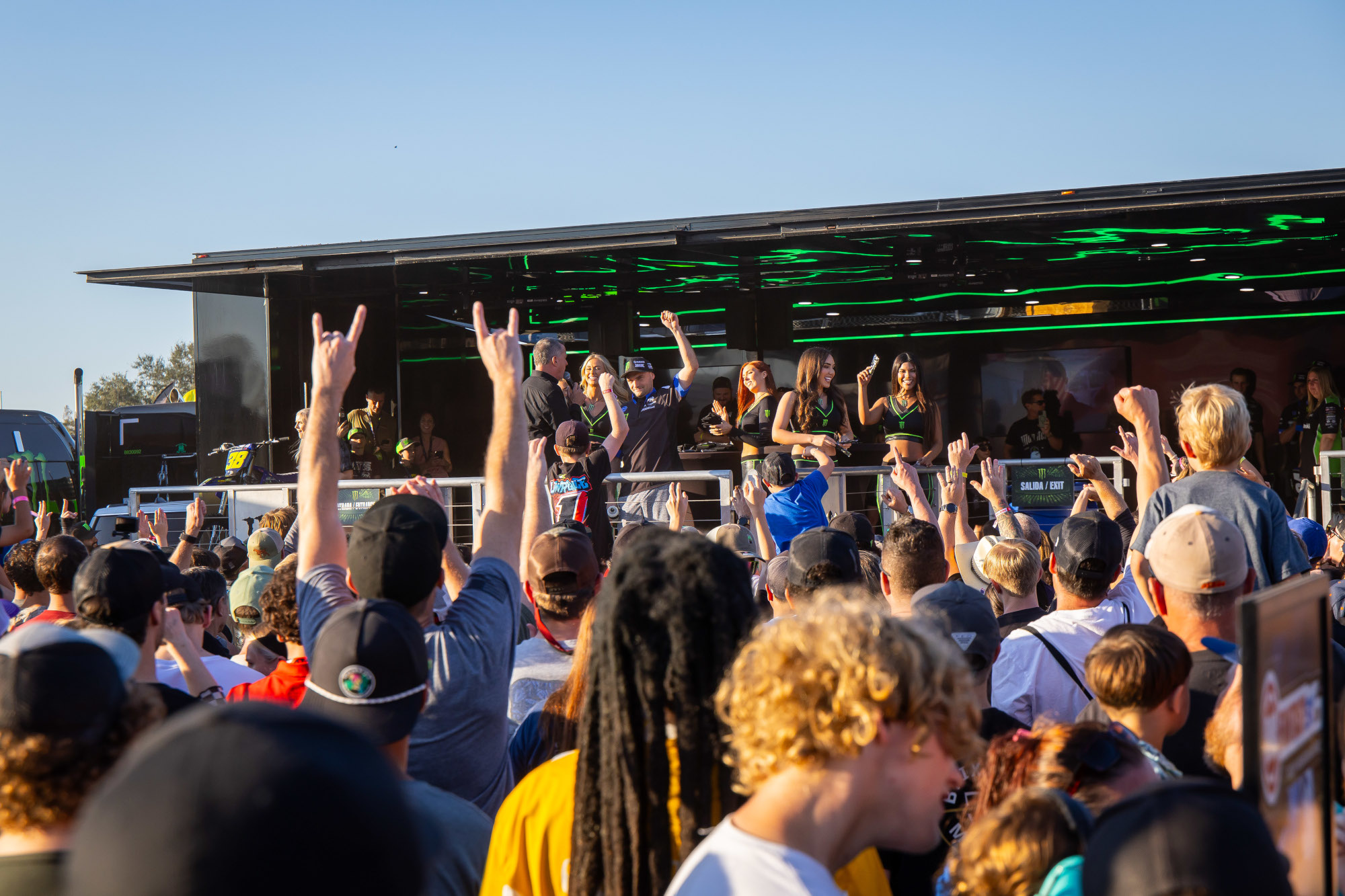 Fans at the Monster Energy Rig Riot