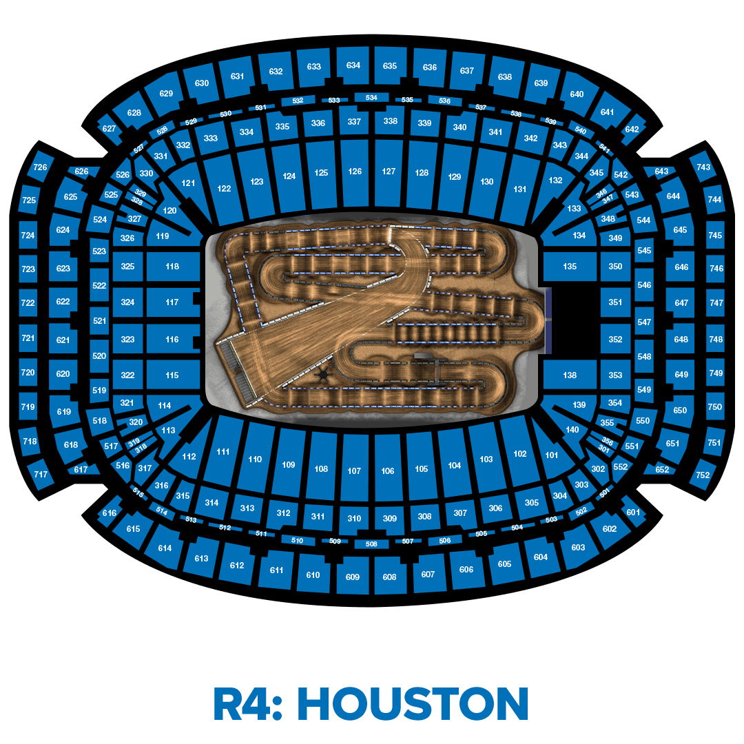 Graphic of an aerial view of the seating map